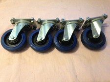 4X Heavy Duty swivel  4''  100mm Castor Wheel for trolleys moving platform