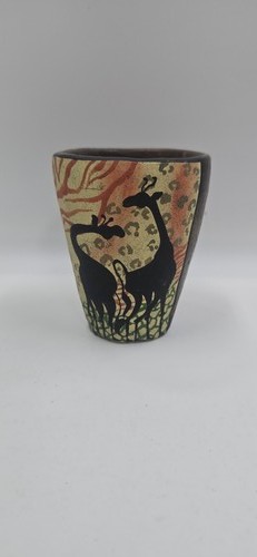 Hand painted safari giraffe - hand,