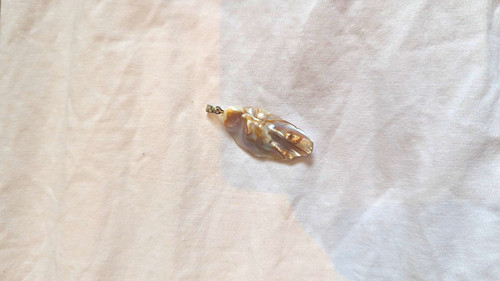 Carved mother pearl shell - pearl,