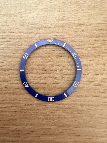 Blue bezel insert aluminum - blue, for