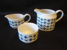 Midwinter Roselle Large Jug , Milk or Cream Jug & Sugar Bowl