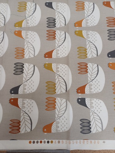 Scandi chicken print cotton - scandi,