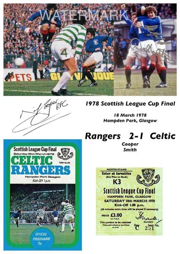 Rangers davie cooper signed - rangers, fc