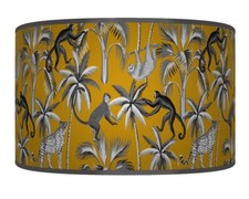 Tropical Jungle Trees Mustard