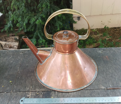 Vintage copper brass large - copper,