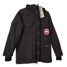 Parka Jacket Black M Mens Fur