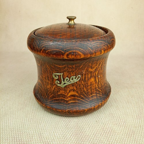 Antique english oak tea - english,