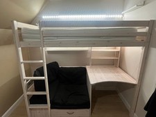 White High Sleeper Bed Thuka