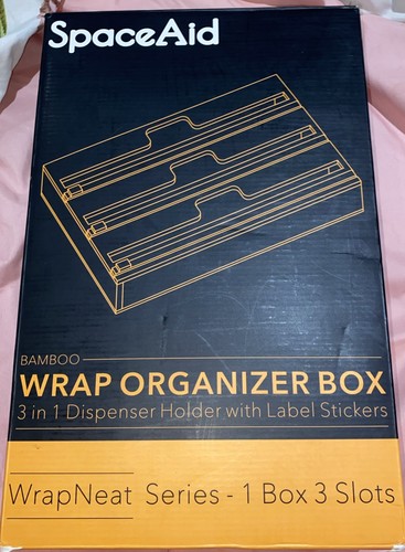 Bamboo spaceaid wrap organizer - bamboo,