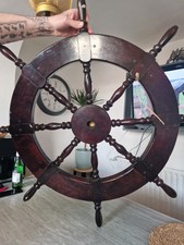 Solid Oak 36" Large Antique