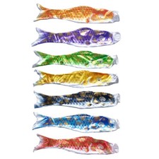 Koi Nobori Carp Wind Sock Blue