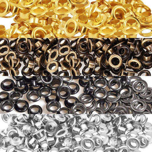 Metal eyelets with washers - eyelets,