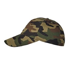 Baseball Cap Woodland Camo Army Military Combat Camouflage Hunting Fishing Hat