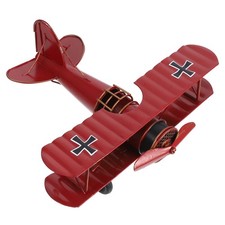 Vintage Iron Metal Plane Aircraft Models Handicraft for Photo Props Kids Toy