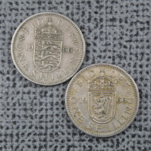 1966 shillings pair - 1966, english