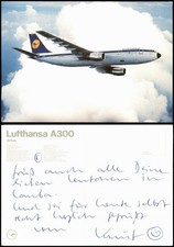 Postcard Lufthansa A300