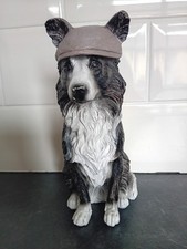 Next Black Border Collie Dog Ornament Animal Figurine Home Decor & Gift