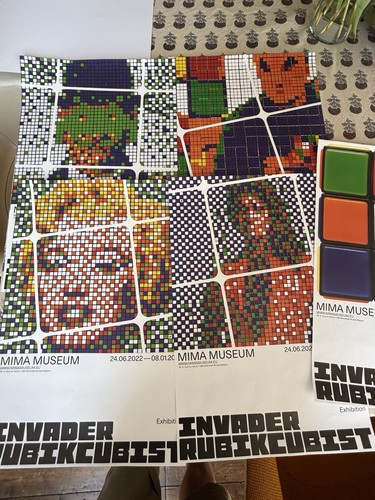 Five invader rubikcubist - five,