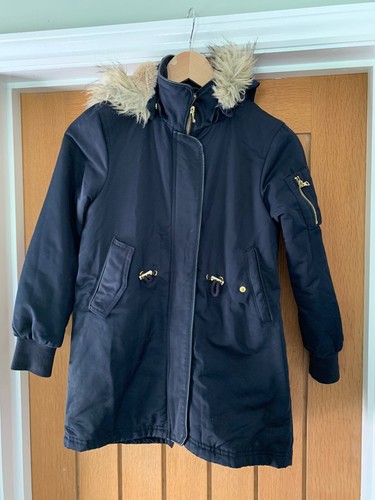 Girls navy coat size - coat, age