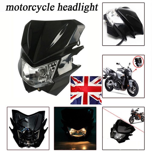 Motorcycle headlight lamp - headlight, w/