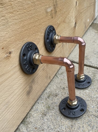 Pair copper pipe shelf - 1,