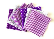 Large Cotton Purple Fabric