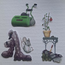 Luxury carnation crafts cut above slip & slide pride & joy garden die cuts x6