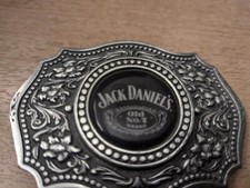 Jack Daniel`s Western Belt Buckle Black Centre Authentic Officially Licensed