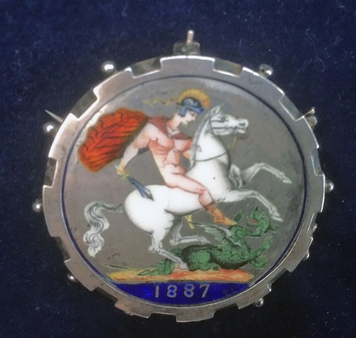 Beautifully enamelled silver - enamelled,