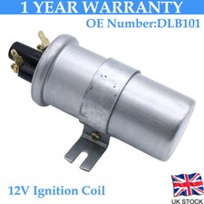 For Lucas DLB101 12 Volt 3 Ohm Non Ballast Ignition Coil Standard Points DLB101