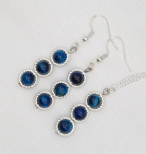 Handmade necklace earrings - necklace,