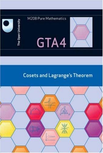 Cosets and lagrange - cosets, theorem