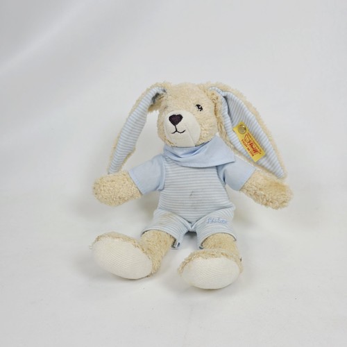 Steiff hoppel rabbit blue for - steiff,