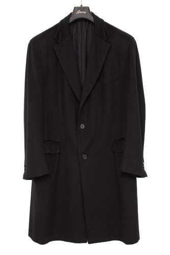 Brioni black cashmere - black,