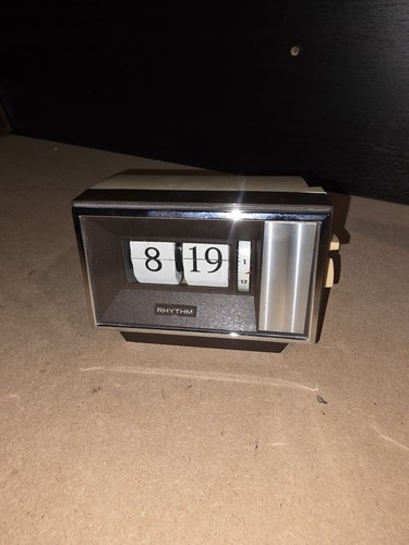 Vintage flip clock rhythm - vintage,