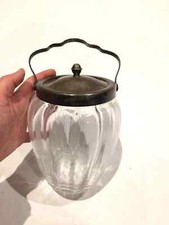 Glass container yeoman plate lid and handle