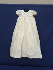 Wow Silk Ivory Girls Little Darlings  Christening Dress 6 - 9 Months Church