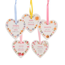 Love Life Ceramic Hanging