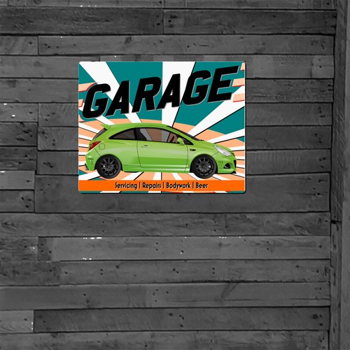 Personalised man cave metal - cave,