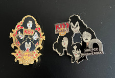 2X KISS (LIMITED EDITION) HARD ROCK CAFE PINS