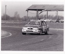 FORD SIERRA Q8 OILS, REG No.C687 BTW, IN RACE ACTION PHOTOGRAPH.