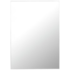 Bathroom Mirror Rimless 50x70 Polished Edge Wall Mounted Frameless Modern