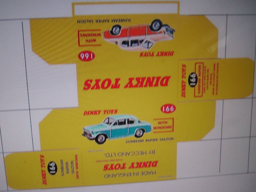 Repro dinky sunbeam - dinky,