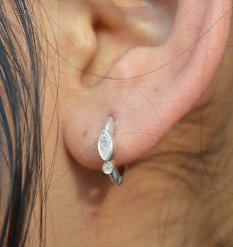 Cut rainbow moonstone 925 - rainbow,