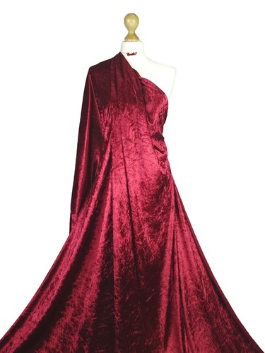 Crushed velvet fabric - crushed,