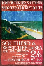 Southend Railway Travel Advert