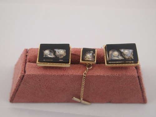 Vintage swank cufflinks tie - vintage,