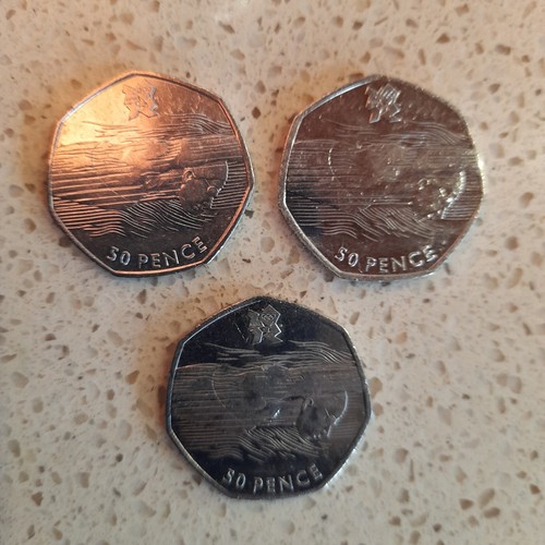 2011 olympic 50p coin - 50p,