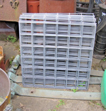 1 MESH GALVANISED STEEL WIRE  PANEL HEAVY GAUGE 460 X 460 X 4 MIL WIRE,  GABION