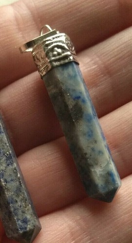 Lapis lazuli gemstone point - gemstone,